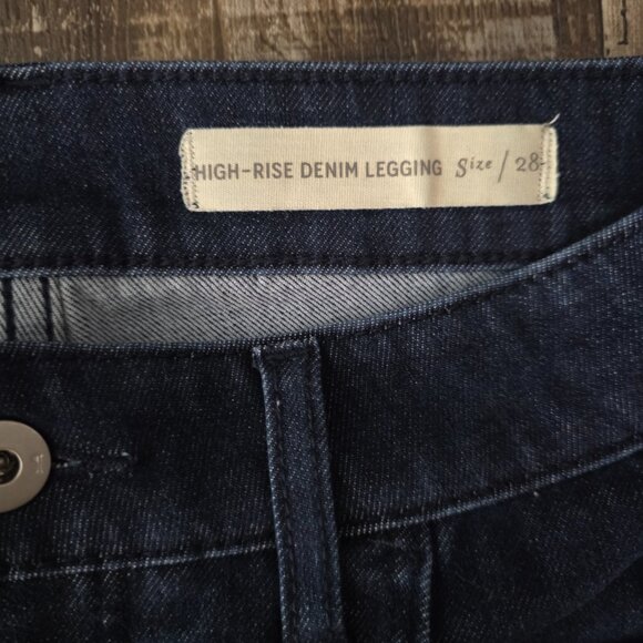 Pilcro & the Letterpress for Anthropologie Slim Boyfriend Jeans Jeggings Size 28 - Picture 3 of 10